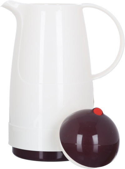 Rotpont thermos, 0.5 liters, glass inner container, plastic outer shell - white product image 3