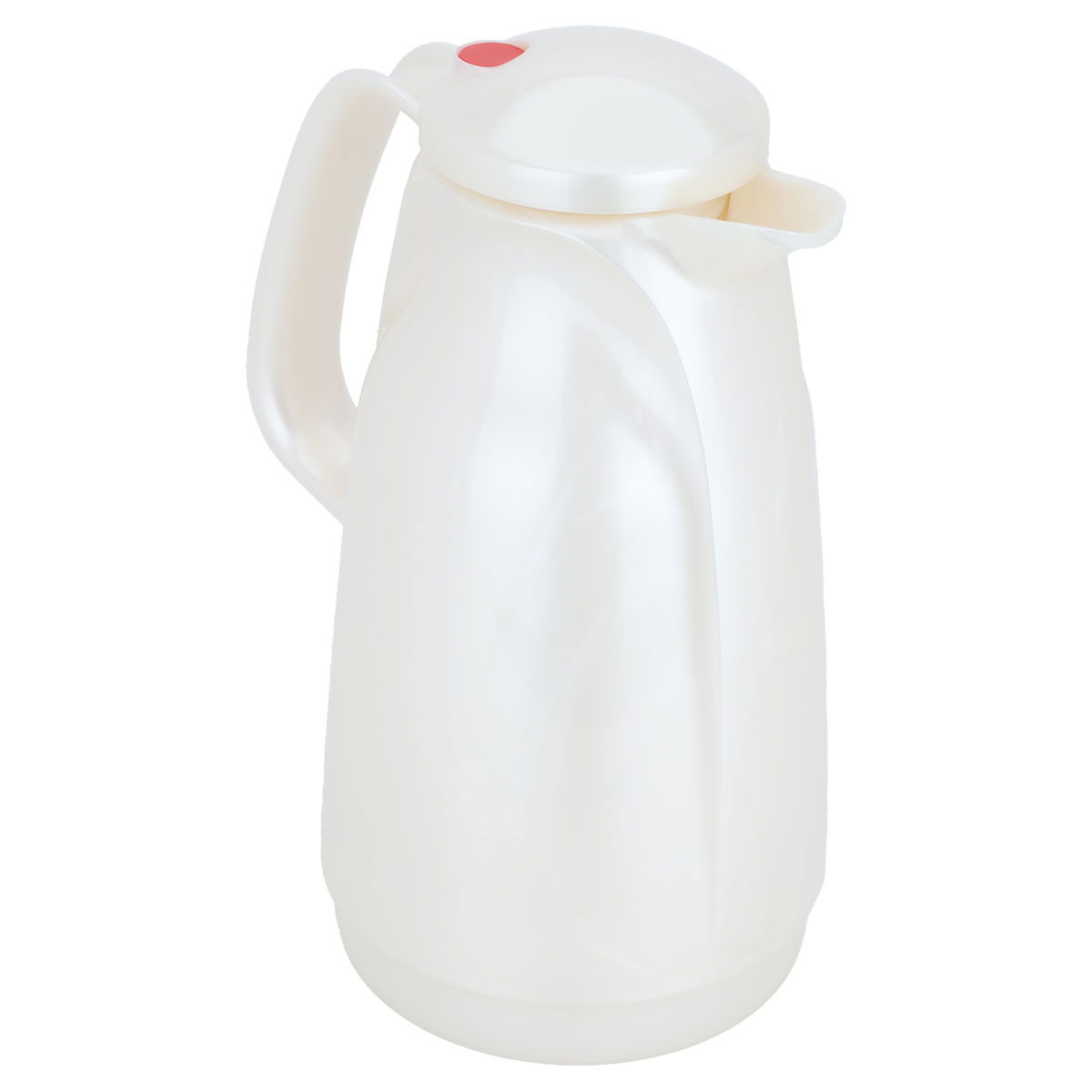 Rotpont glass thermos, 1.5 litres, plastic outer shell - white product image 2