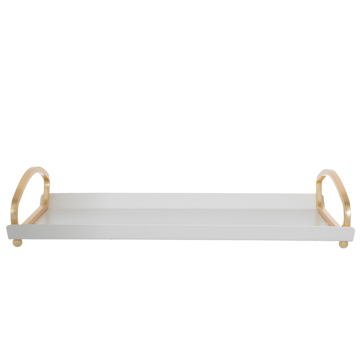 طوفرية تقديم بيد مستطيلة استيل السيف غاليري، 44x28x2 سم - أبيض product image 2