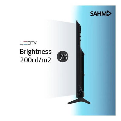 تلفزيون سمارت بدون اطار سهم، 55 بوصة، 4K UHD، شاشة LED، اندرويد 14، ريموت كنترول، حامل جداري، 2 منفذ HDMI، منفذ USB، SHM-55LPS - اسود product image 3