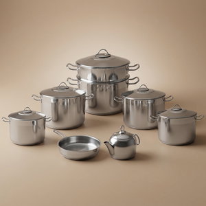 طقم قدور استيل أربيل هاشفير، 14 قطعة - فضي product image