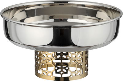 تمرية بغطاء ستانلس استيل السيف غاليري، 17x17x15 سم، قاعدة - فضي ذهبي product image 2