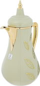 Al Saif Gallery thermos set, two pieces, 1 liter, glass inner container, plastic outer shell - light green product image 7