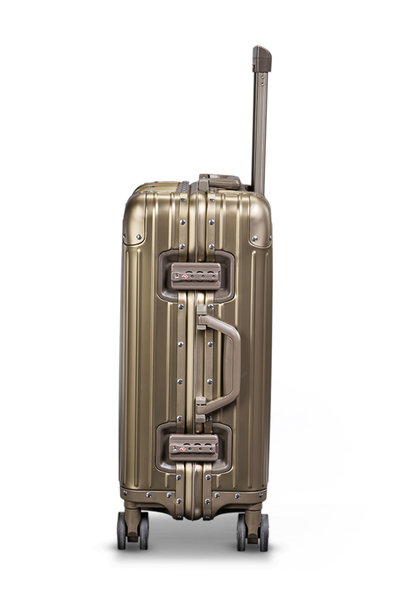 شنطة سفر الومنيوم ليمرا، 20 بوصة، 4 عجلات، RM-603 - ذهبي product image 2