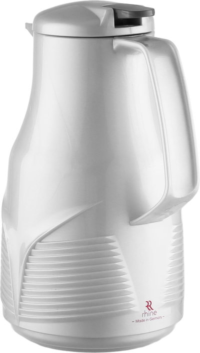 Rhinestone thermos, 1 liter, thermal glass inner shell, plastic outer shell - silver product image 3