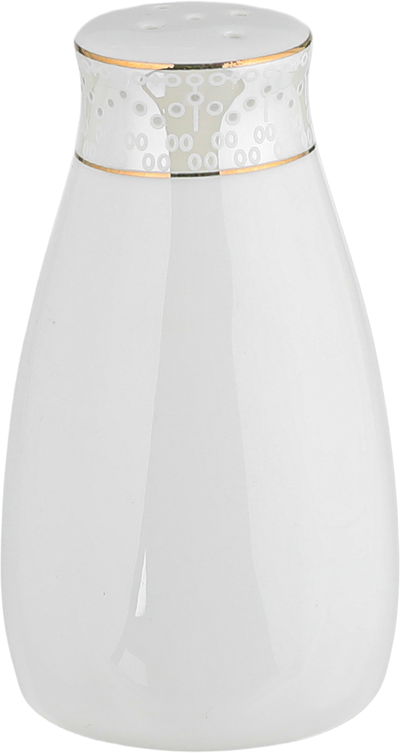 طقم تقديم سفرة بورسلان السيف غاليري، 86 قطعة - أبيض فضي product image 5