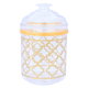 علبة بهارات بلاستيك السيف غاليري، دائري، منقوش ذهبي - شفاف product image 5