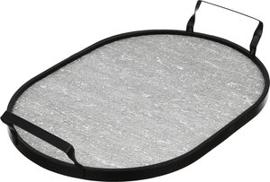 طقم طوفريات ستانلس ستيل ملامين السيف غاليري، قطعتين، اطار اسود - اسود رمادي product image 2