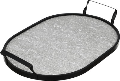 طقم طوفريات ستانلس ستيل ملامين السيف غاليري، قطعتين، اطار اسود - اسود رمادي product image 2