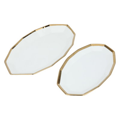طقم سفرة بورسلان السيف غاليري، 51 قطعة - ابيض product image 3