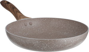 طاوة جرانيت روكي، يد خشبي، 24 سم - بني product image 2