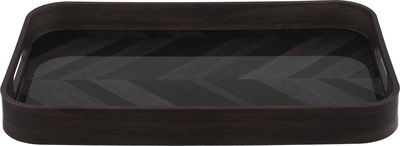 Al Saif Gallery Wooden Tray Set, Rectangular, 2 Pieces - Wooden Brown product image 3