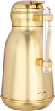 Al Saif Gallery Shahad thermos set, 1 liter, thermal glass inner shell, plastic outer shell, 2 pieces - gold product image 7