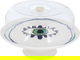 Al Saif Gallery porcelain serving plate, 30 x 30 x 12 cm, round, base, cover - white product image 1