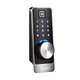 Smart door lock, equipped with fingerprint - black product image 1