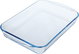طقم صواني فرن زجاج بايريكس، قطعتين - شفاف product image 3