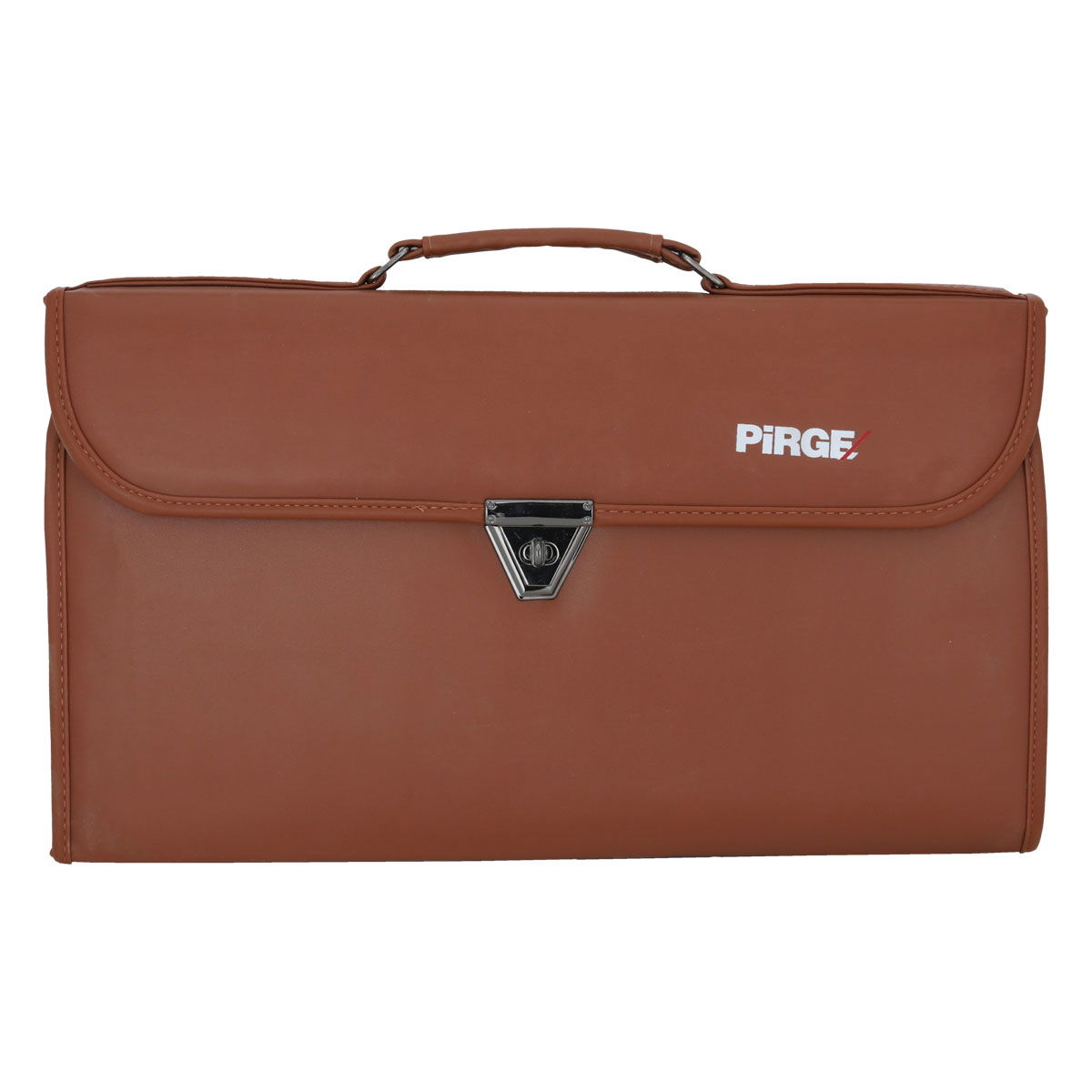 طقم سكاكين استيل بيرج، 4.6/6.3/7.5/8/12 انش، مع حقيبة جلدية، 5 قطع - بني product image 1
