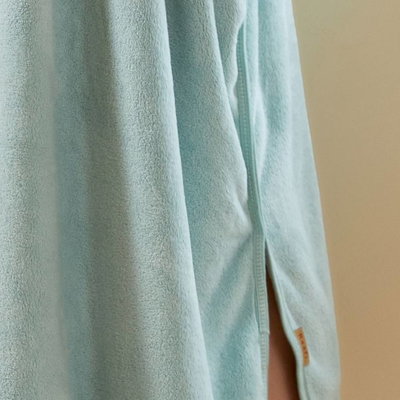 كابا لاطفال كورال فليس ريفي، 100×80 سم، مخيوط من الجانبين - تركواز product image 3