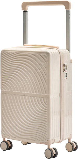 شنط كابينة طائرة بولي كربون ليمرا، 20 بوصة، 4 عجلات، زاويه 360 درجة، OT-9008 - بيج product image