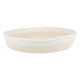 Al Saif Gallery Fabric serving basket, 33 x 33 x 3 cm, round - white product image 2