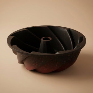 قالب كيك جرانيت تركي السيف غاليري، 25×25×10 سم، دائري - أسود product image