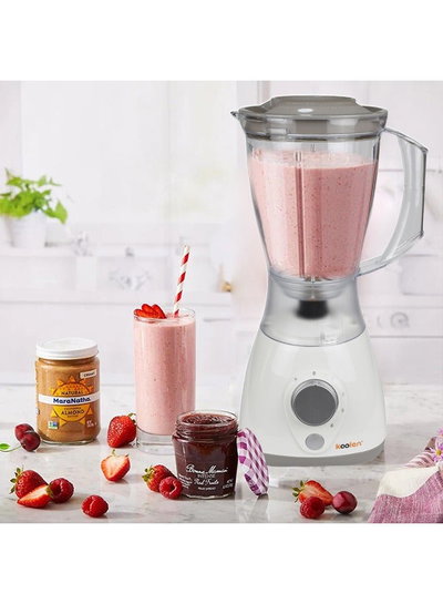 خلاط كهربائي مع مطحنة كولن، 350 واط، 1.5 لتر، 4 سرعات، 801107007 - ابيض product image 5