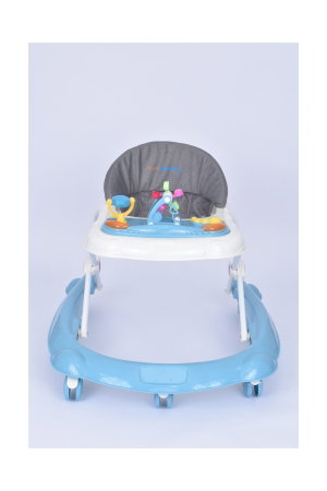 مشاية اطفال فان مومونت، قابلة للتعديل، مزودة بألعاب - ازرق product image 2