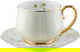 Al Saif Gallery Porcelain Coffee Cups Saucer Set, 12 Pieces, 100 Ml - Beige product image 2