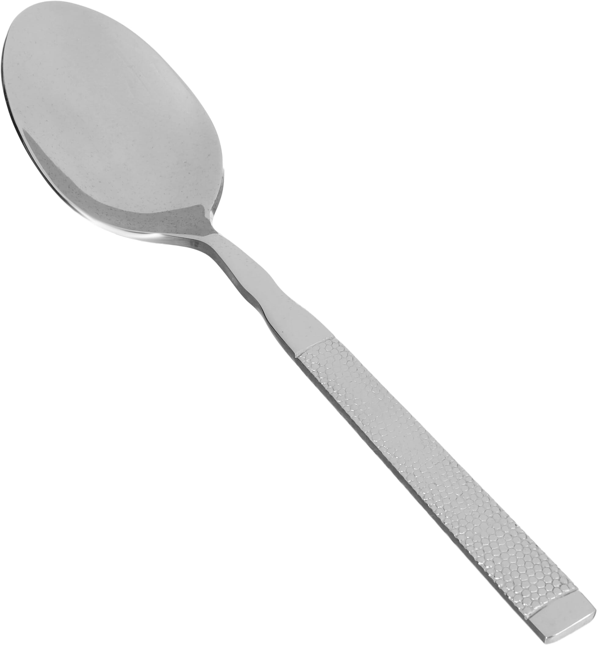 Al Saif Gallery steel spoon set, engraved, 24 pieces - silver product image 3