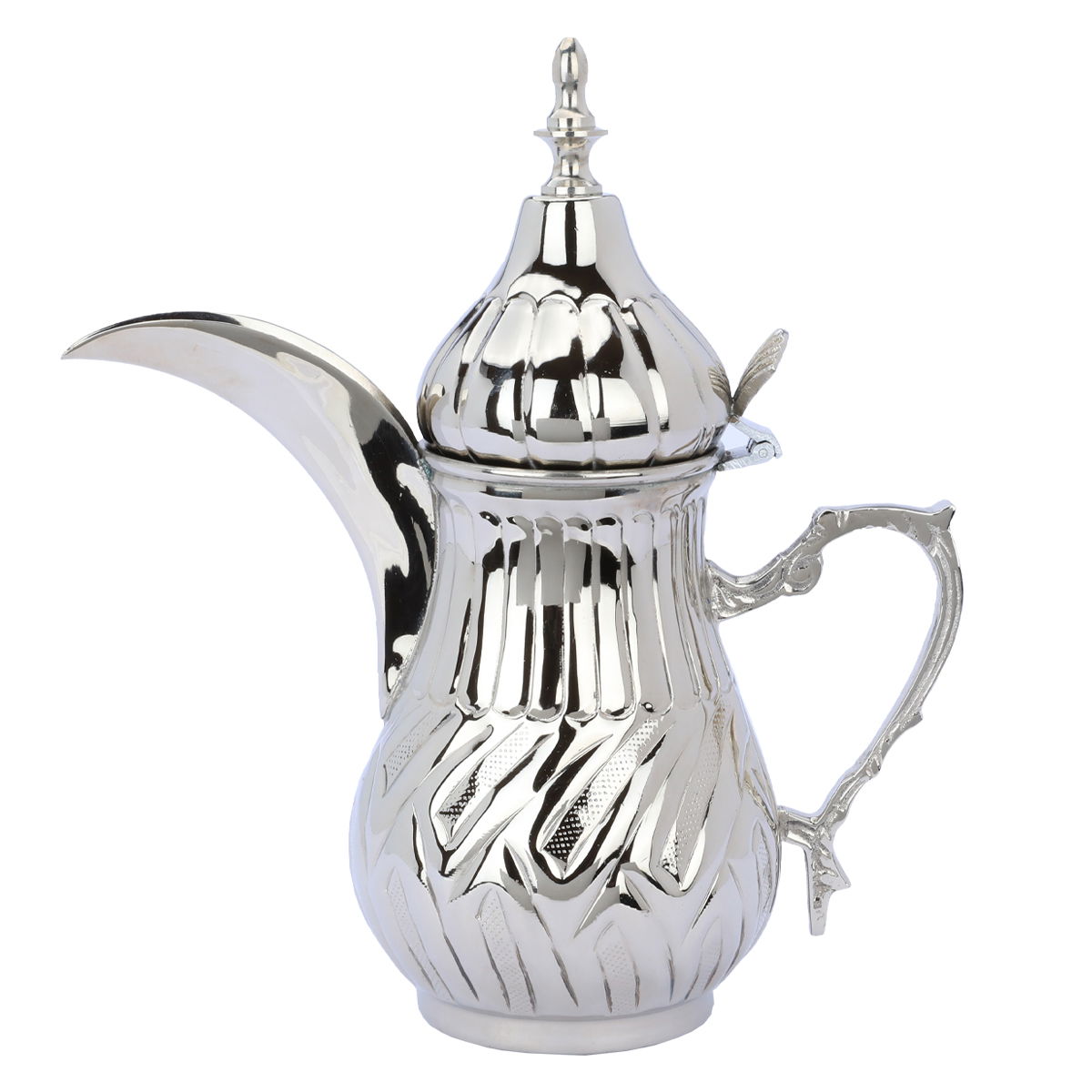 دلة تراحيب 4 استيل السيف غاليري، 750 مل، منقوش، صغير - فضي product image