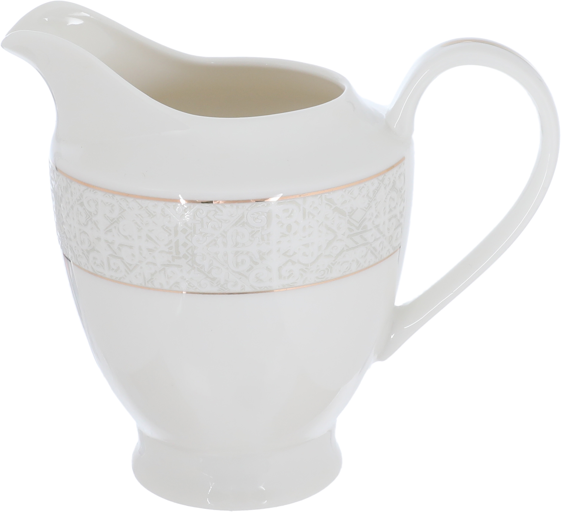 Victoria Al Saif Gallery porcelain dining set, 65 pieces, golden-white pattern product image 9