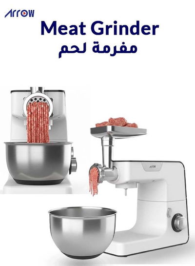 Arrow RO-06SMB 3-in-1 Stand Mixer, Grinder and Blender, 1000 Watts, 5.2 Liters, 8 Speeds - White product image 5