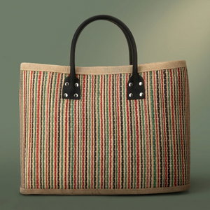 Al Saif Gallery wicker thermos bag, 40 x 30 cm - multi-colored product image