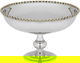 Al Saif Gallery steel serving stand, circular, base - silver product image 1