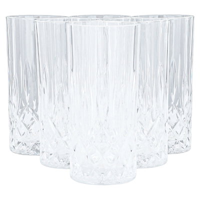 Al Saif Gallery Glass Cups Set, 12 oz, 6 pieces - Clear product image 2