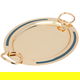 طوفرية استيل السيف غاليري، بيضاوي - ذهبي product image 1