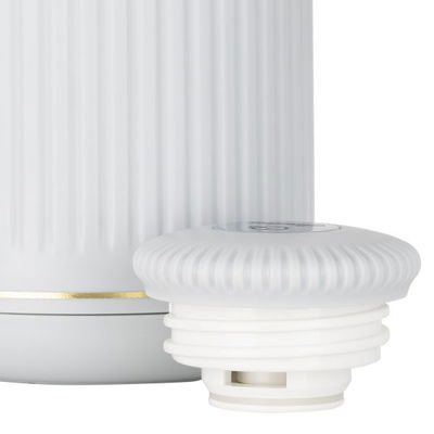 Everest Jayda Thermos, 1 liter, thermal glass inner shell, plastic outer shell - white product image 4