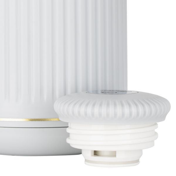 Everest Jayda Thermos, 1 liter, thermal glass inner shell, plastic outer shell - white product image 4