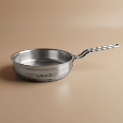 طاوة استيل كوركماز، 1.5 لتر، 20×5 سم - فضي product image 1