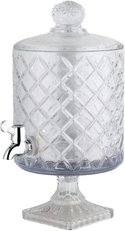 Al Saif Gallery Glass Drink Dispenser, 20x20x39 cm, Base - Transparent product image 2