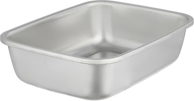 علبة تخزين ستانلس استيل الصحاح، 26x19x7.3 سم، غطاء بلاستيك، قفل - فضي أسود شفاف product image 4