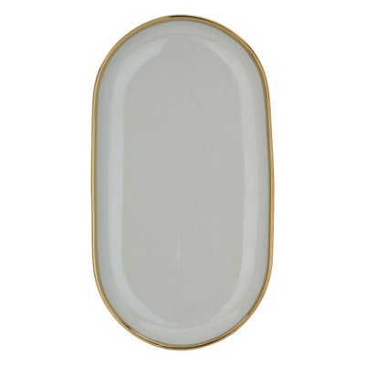 طقم سفرة بورسلان السيف غاليري، 51 قطعة - رمادي فاتح product image 10