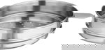 Hacshever Stainless Steel Frying Pan, Jug Shape, with Strainer, 2 L - Silver product image 5