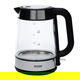 غلاية كهربائية استيل إديسون، 2200 واط، 1.7 لتر، F-625 - اسود شفاف product image 3