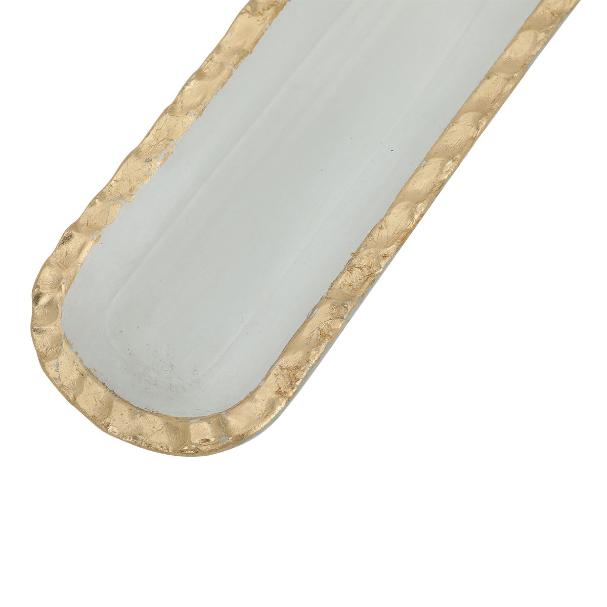 Al Saif Gallery porcelain dessert serving dish, oval - white product image 2