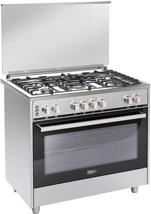 Edison Edgs-90-4 Gas Cooker, 5 Burners, 60X90 Cm - Silver product image 2