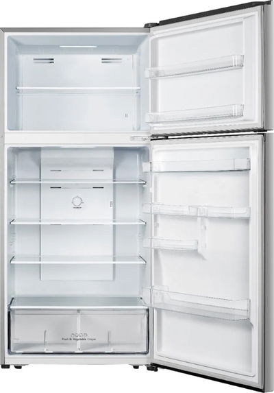 ثلاجة ديفروست إديسون، 504 لتر، 17.8 قدم، فريزر علوي، انفرتر - رمادي product image 2