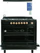 Raslan 9905RM-N Stainless Steel Gas Oven, 5 Burners, 90x60 cm, Self Ignition - Black product image 2