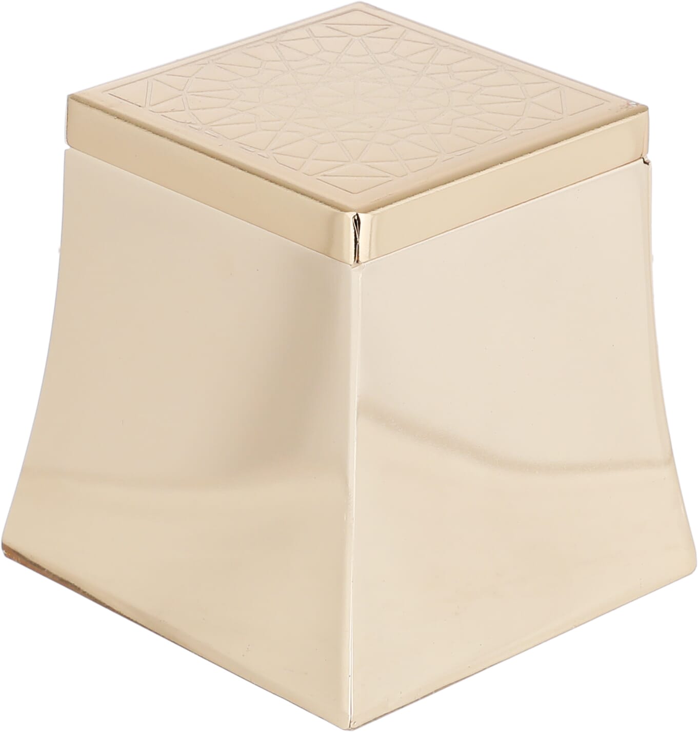 طقم مبخرة استيل بقاعدة وعلبة بخور السيف غاليري، 10x10x20 سم - ذهبي product image 3