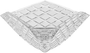 وعاء تقديم زجاج السيف غاليري، 27x27x12 سم، شكل مضلع - شفاف product image 2